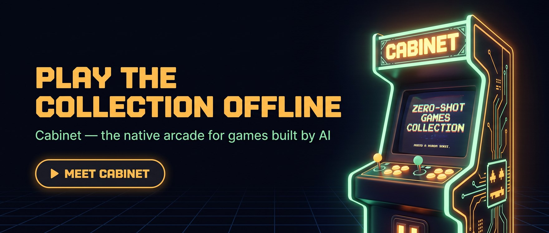 Play the whole collection offline — meet Cabinet, the native arcade player